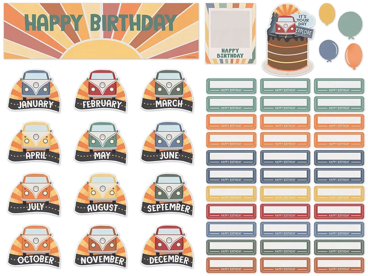 Moving Mountains Birthday Bulletin Board Set - US 8988