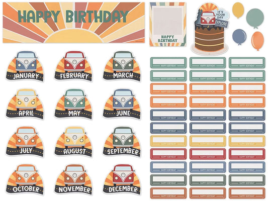 Moving Mountains Birthday Bulletin Board Set - US 8988