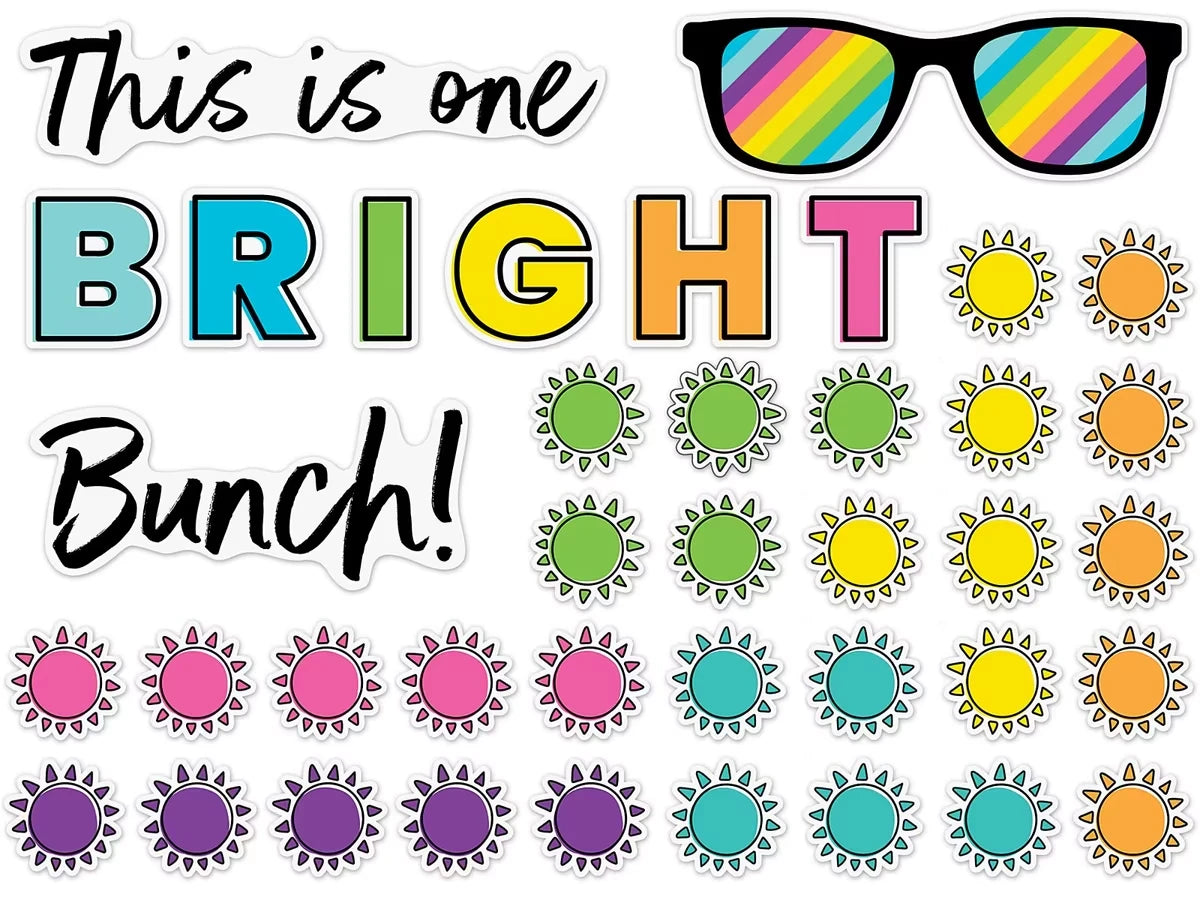 Kind Vibes Bright Bunch Bulletin Board Set - US 5371