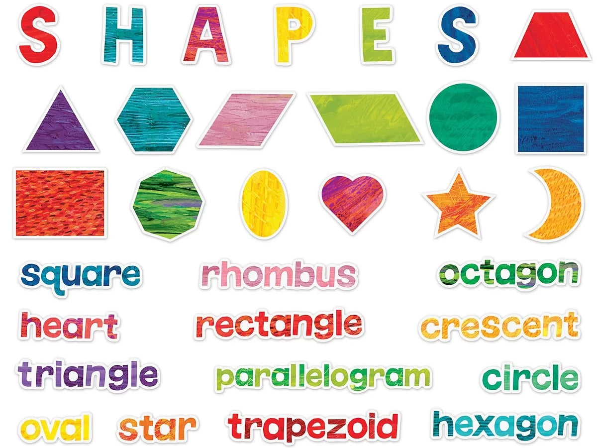 Eric Carle Shapes Bulletin Board Set - US 1213