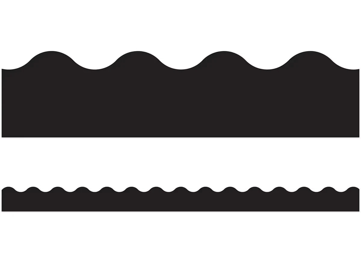 Black Scalloped Border - US 5402