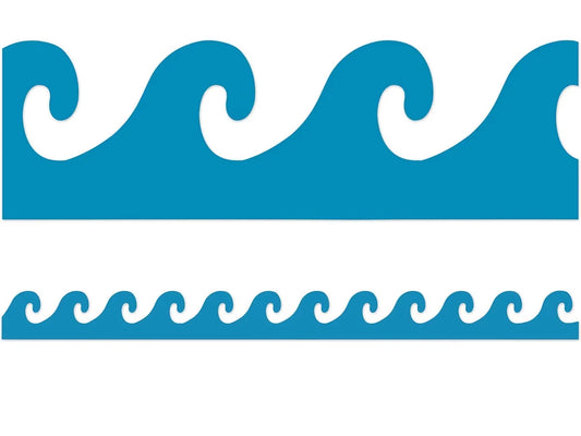 Blue Waves Border - US 3545