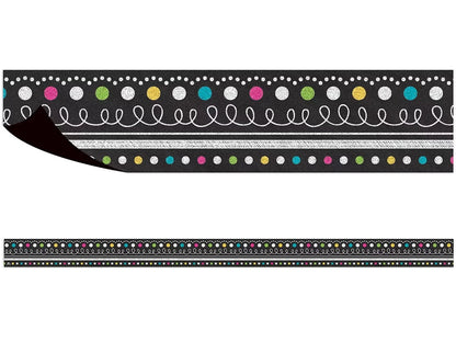 Chalkboard Brights Dot & Loop Magnetic Border - US 4983