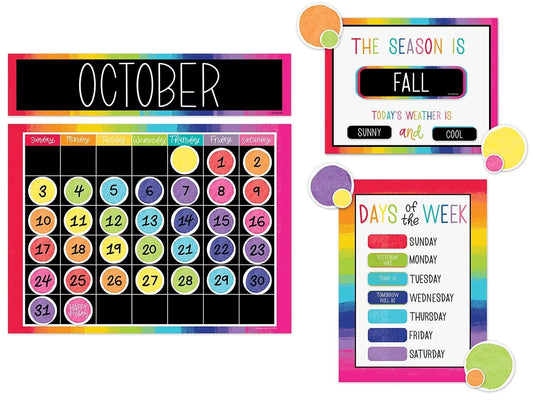Light Bulb Moments Calendar Bulletin Board Set - US 3185