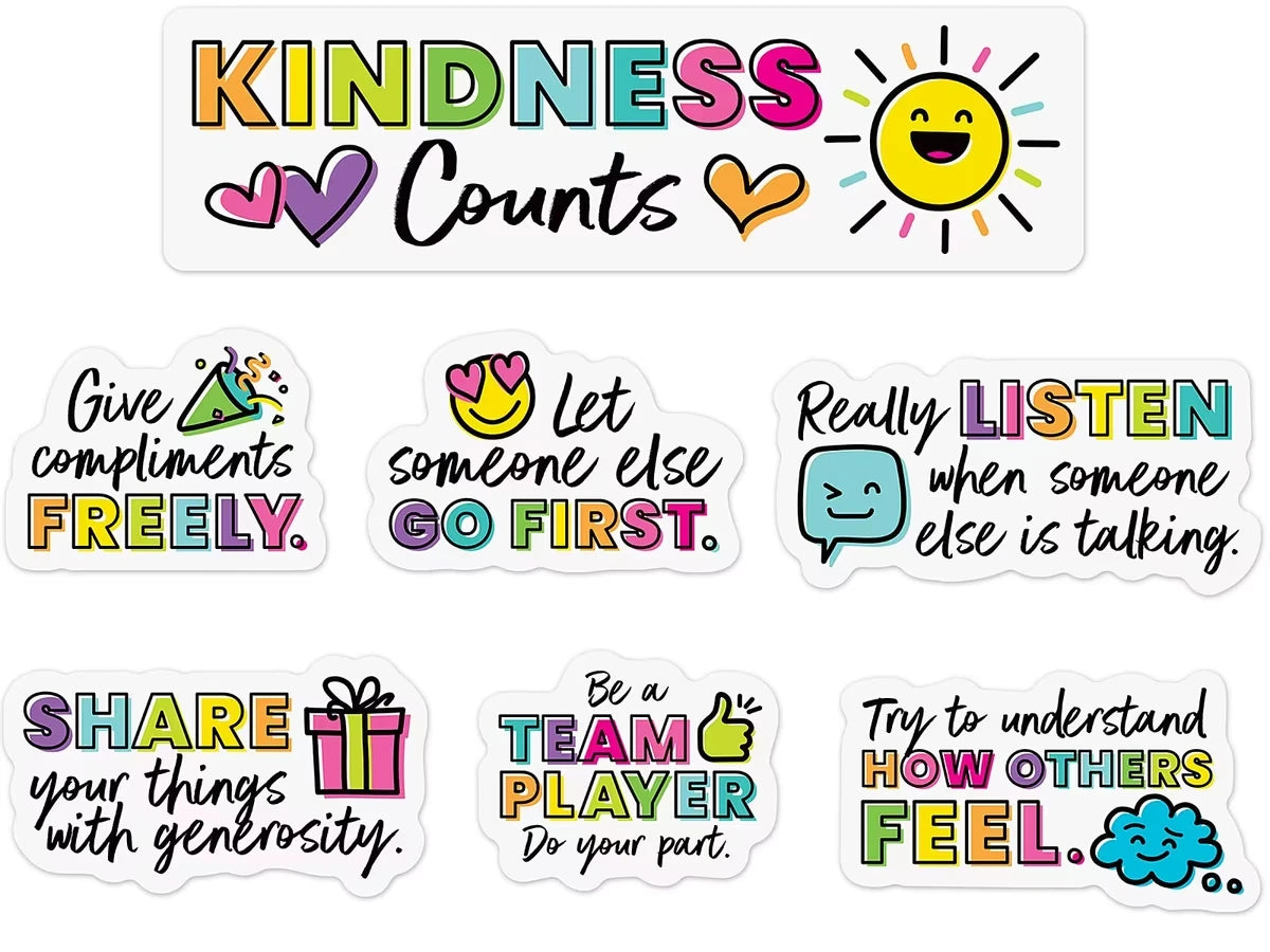 Kind Vibes Kindness Counts Bulletin Board Set - US 2902