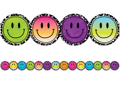 Brights 4Ever Smiley Face Border - US 8620
