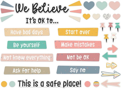 We Belong Motivational Bulletin Board Set - US 3392