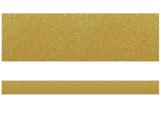 Confetti Gold Shimmer Border - US 7524