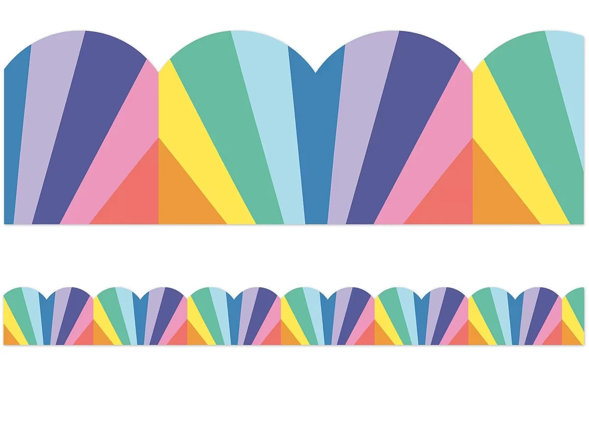 We Stick Together Rainbow Scalloped Border - US 6952