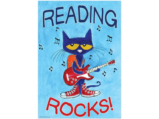 Pete the Cat® Reading Rocks Poster - US 5281