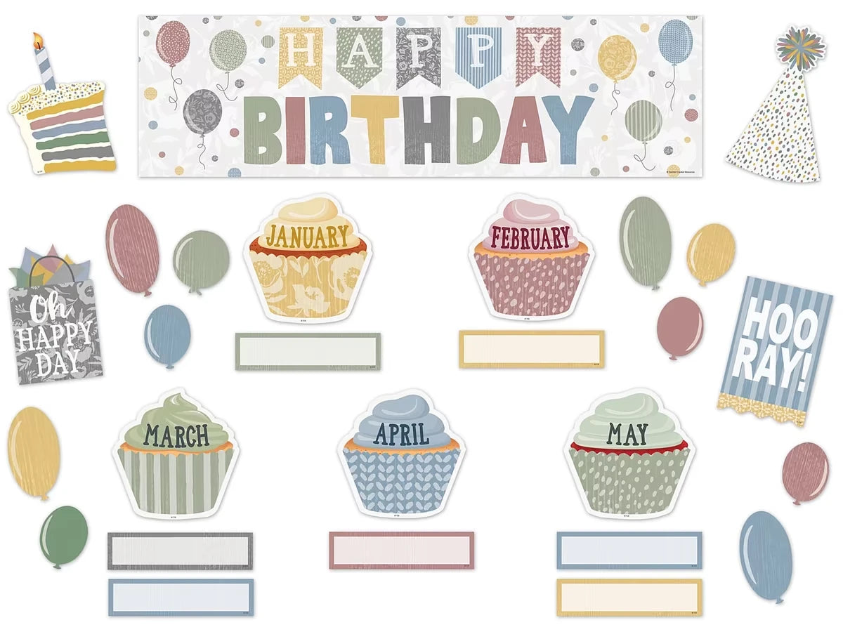 Classroom Cottage Birthday Bulletin Board Set - US 1065