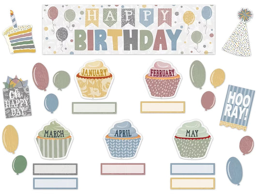 Classroom Cottage Birthday Bulletin Board Set - US 1065