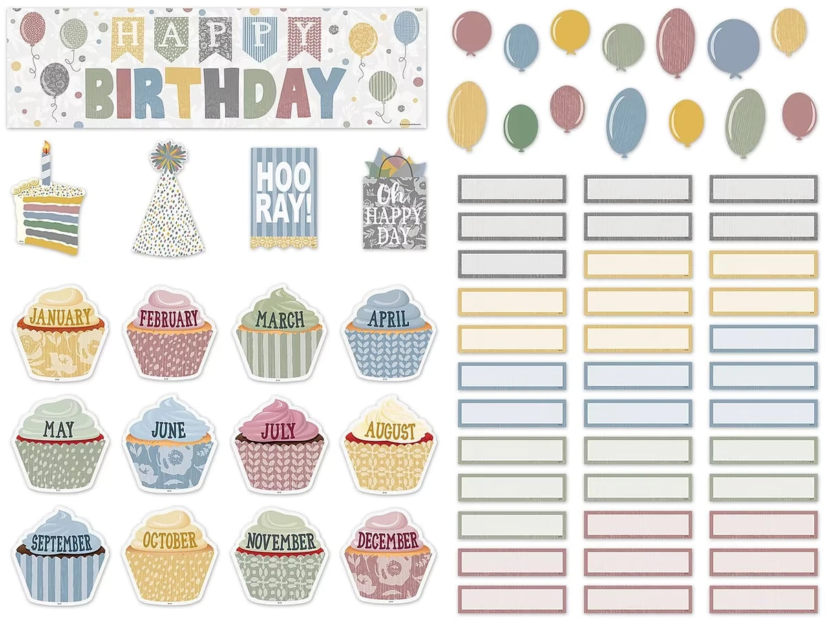 Classroom Cottage Birthday Bulletin Board Set - US 1065
