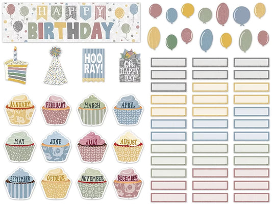 Classroom Cottage Birthday Bulletin Board Set - US 1065