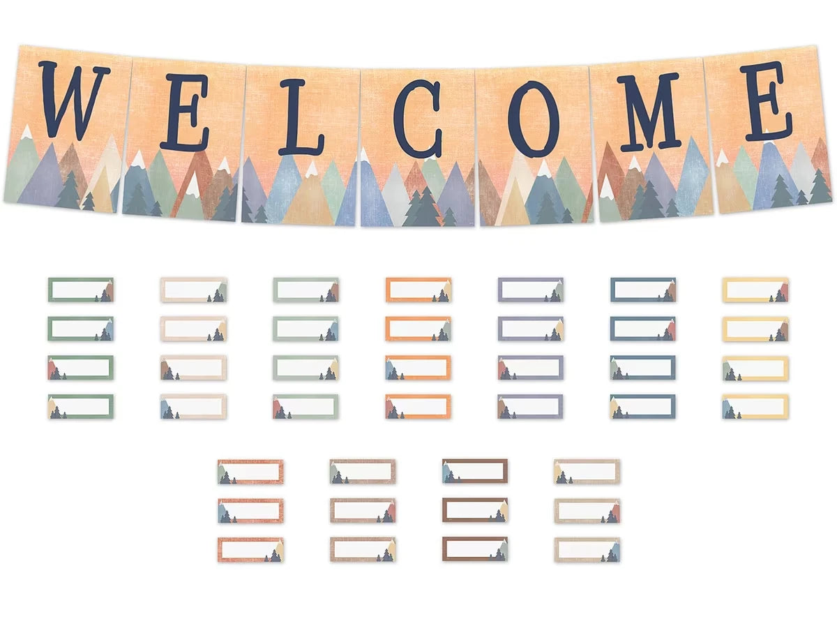 Moving Mountains Welcome Bulletin Board Set - US 2053