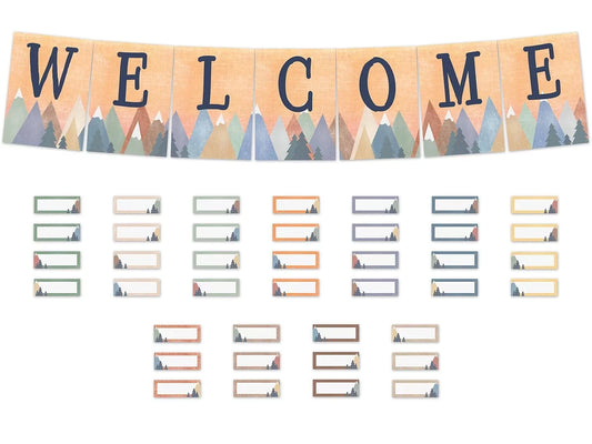 Moving Mountains Welcome Bulletin Board Set - US 2053