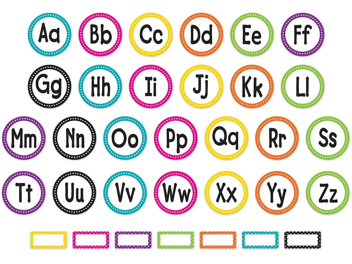 Polka Dot Word Wall Bulletin Board Set - US 4462