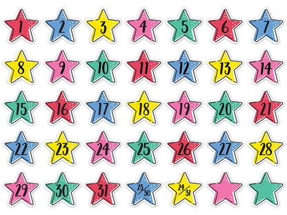 Star Bright Calendar Mini Accents - US 8921