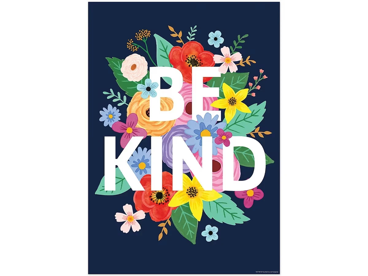 Wildflowers Be Kind Poster - US 8493