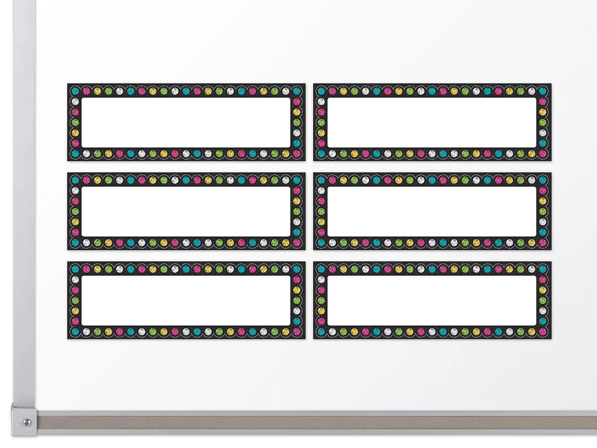 Chalkboard Brights Magnetic Write & Wipe Accents - US 3020