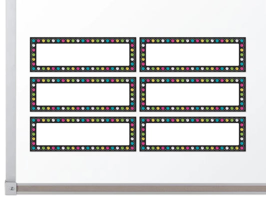 Chalkboard Brights Magnetic Write & Wipe Accents - US 3020