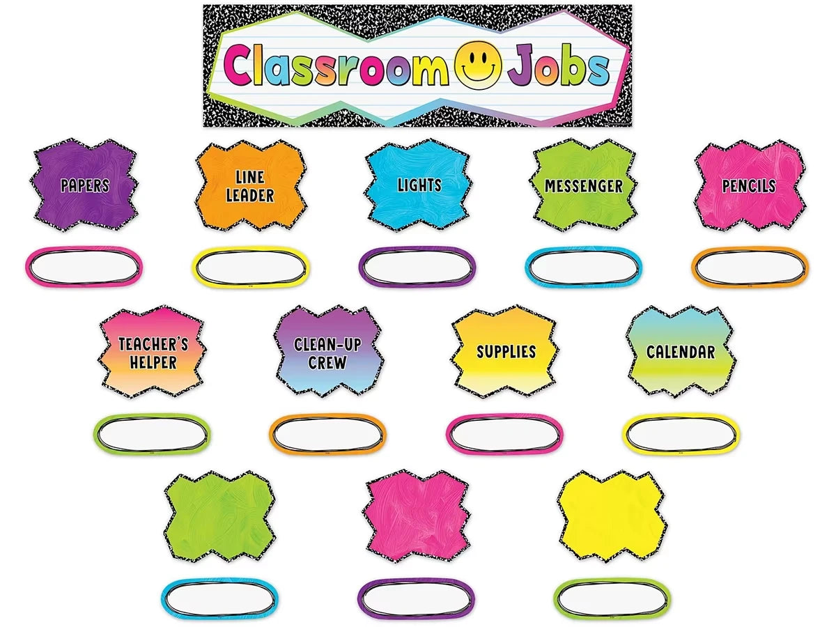 Brights 4Ever Classroom Jobs Bulletin Board Set - US 9828