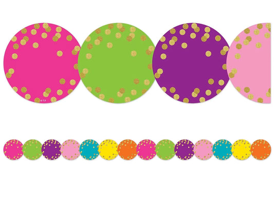 Confetti Circle Border - US 6028