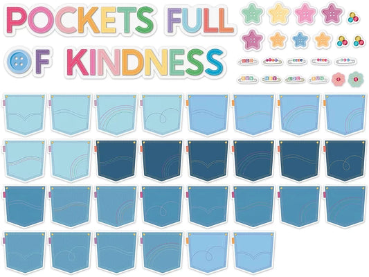 Crafty and Cool Pockets Full of Kindness Bulletin Board Set - US 5197