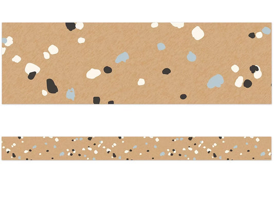 We Belong Speckled Kraft Paper Border - US 9475