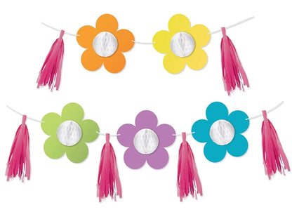 Retro Remix Flower and Tassel Accents - US 4430