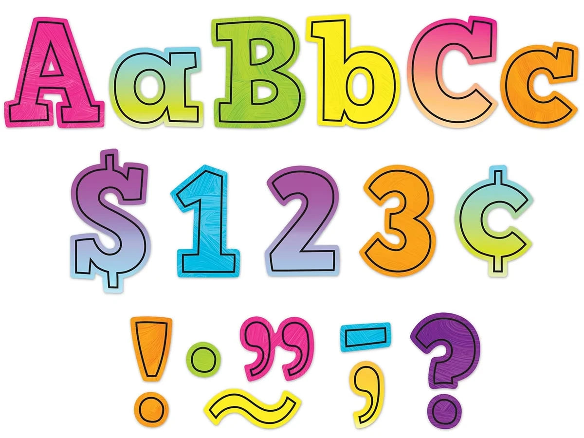 Brights 4Ever 4" Punch-Out Letters - US 9686
