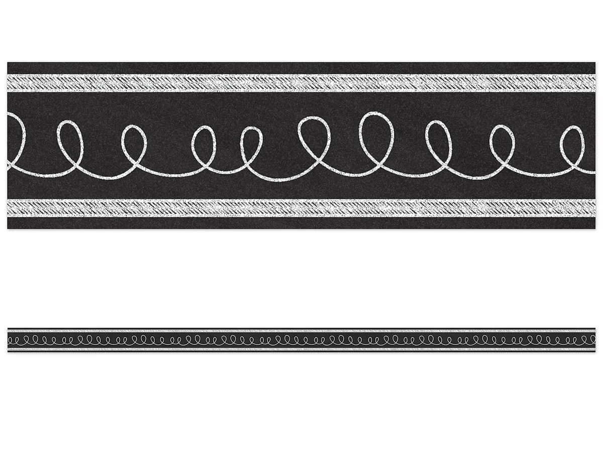 Chalkboard Brights Double-Sided Border - US 8099
