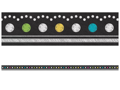 Chalkboard Brights Double-Sided Border - US 8099