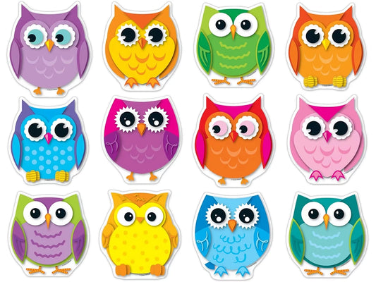 Colorful Owl Accents - US 2925
