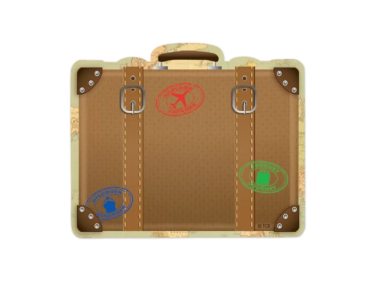 Travel the Map! Vintage Luggage Mini Accents - US 4976