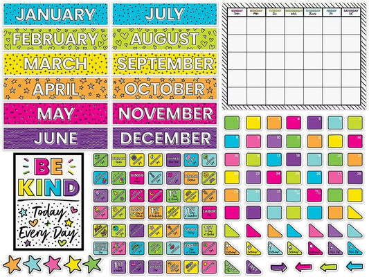 Kind Vibes Calendar Bulletin Board Set - US 7426