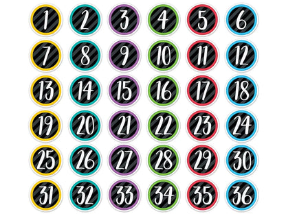 Bold & Bright Calendar Mini Accents - US 6314