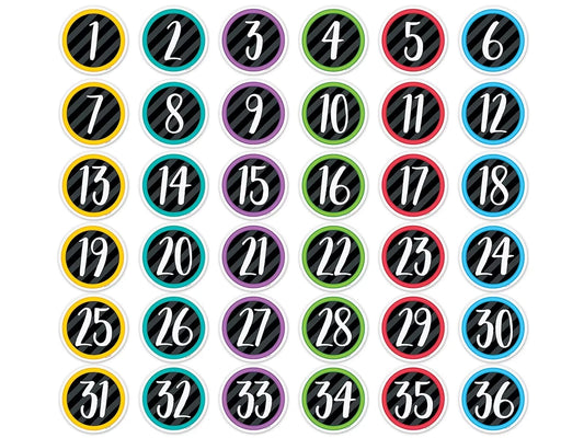 Bold & Bright Calendar Mini Accents - US 6314