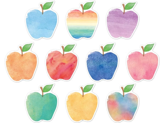 Watercolor Apple Accents - US 6460