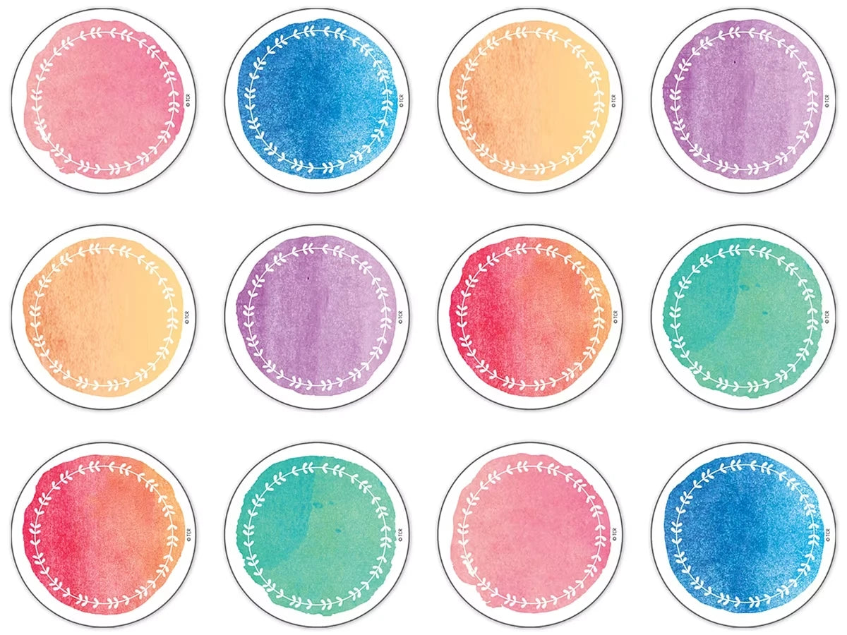 Watercolor Circle Mini Accents - US 8097