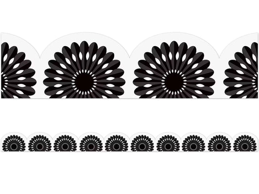 Black-And-White Fiesta Scalloped Border - US 1168