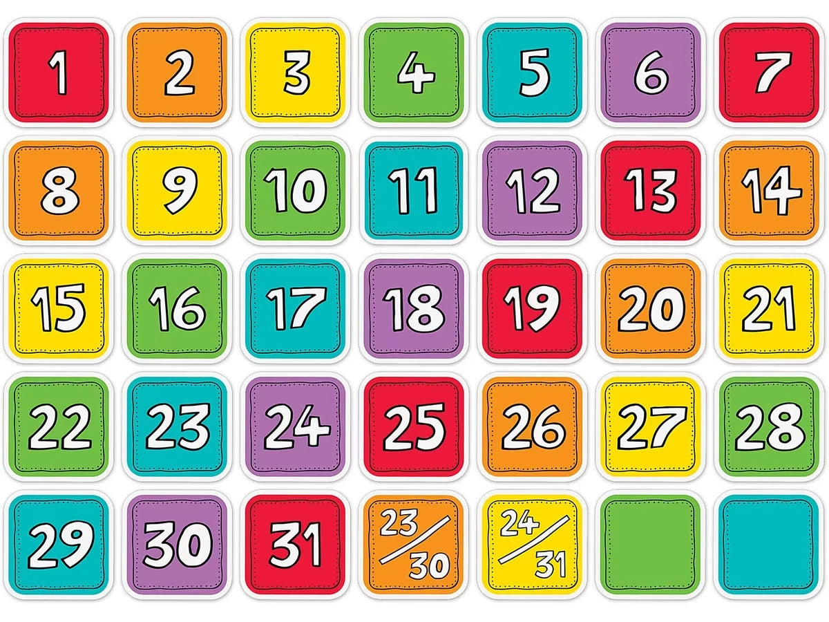 Colorful Calendar Mini Accents - US 2782