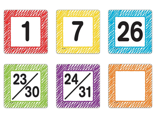 Scribble Calendar Mini Accents - US 2734