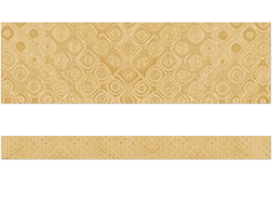 Wonderfully Wild Gold Textile Border - US 6767