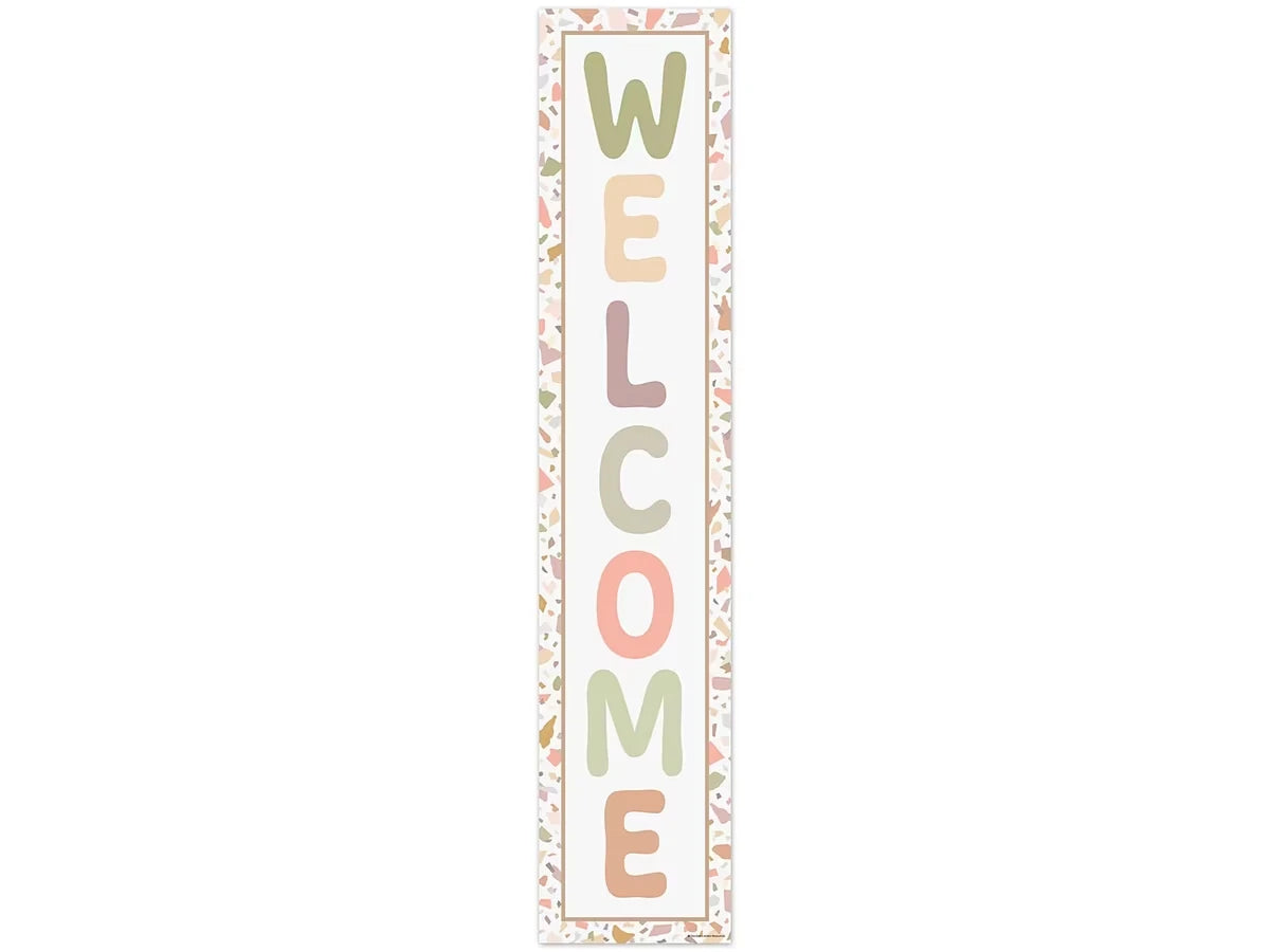 Terrazzo Tones Welcome Banner - US 4022