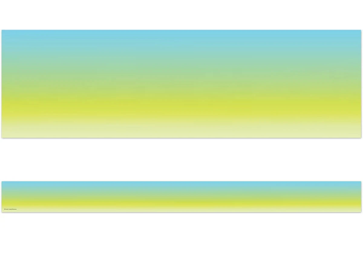 Brights 4Ever Aqua Lime Color Wash Border - US 1752
