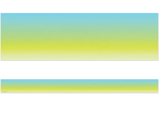 Brights 4Ever Aqua Lime Color Wash Border - US 1752