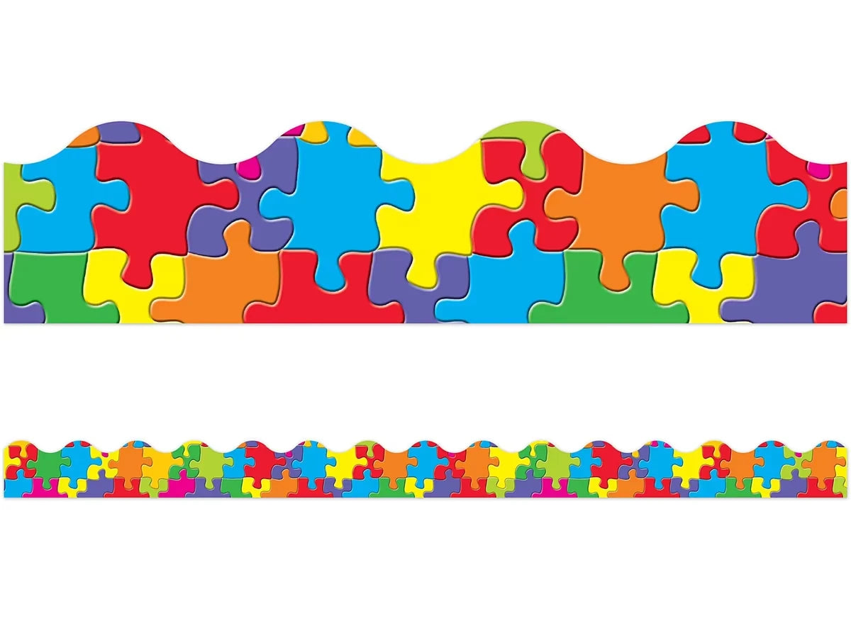 Jigsaw Puzzle Scalloped Border - US 4192