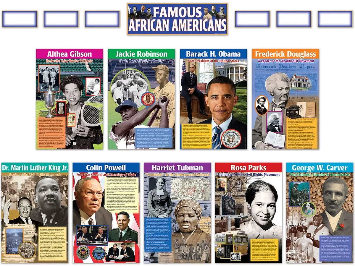 Famous African Americans Bulletin Board Set - US 9658