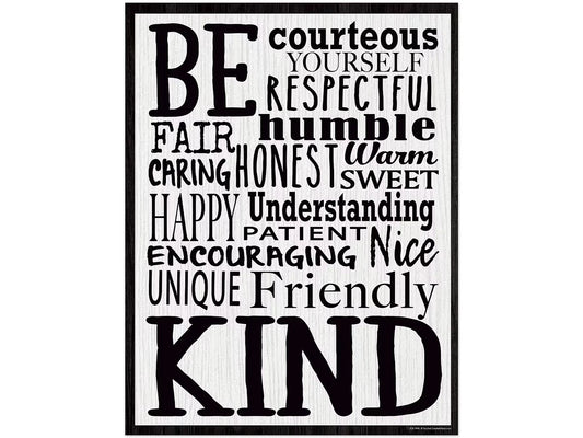 Modern Farmhouse Be Kind Poster - US 7610
